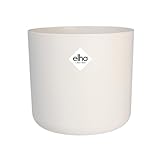 Elho B.for Soft Round 18 - Maceta para interior - Ø 18.3 x H 16.7 - Blanco, Volumen - 3.7 litros