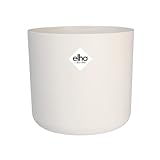 Elho B.for Soft Round 18 - Maceta para interior - Ø 18.3 x H 16.7 - Blanco, Volumen - 3.7 litros