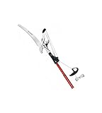 Ausonia - 35053 PODADERA DE PÉRTIGA PROFESIONAL CON CORTE DE CARRACA CON PÉRTIGA TELESCÓPICA DE 3 METROS CON JUNTA RÁPIDA Q-NECK Y CUERDA DOBLE CON MANGO DE PLÁSTICO AJUSTABLE. SIERRA DE 35 CM PARA EL CORTE DE LAS RAMAS MÁS GRANDES.