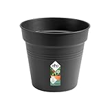 Elho Green Basics Growpot Macetero, 12 litros, Negro, 30x30x27,6 cm