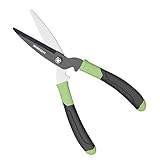 GARDENWORK Cizalla para Setos(40CM),Tijeras Cortasetos Manual con Cuchillas SK5,Diseño inclinable 20°,Asa Antideslizante,Tijeras para Setos de Jardín para Recortar Setos, Arbustos, Plantas en Maceta
