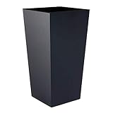 Prosperplast Macetero Urbi 50 cm Alto plástico Fower Pot con Interior Liner, 7 Colores, Antracita, 50 cm
