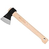 Bellota 8130-500C - Hacha Vizcaína para la Limpieza y el Corte de Ramas Pequeñas/Medianas y Corte de Leña, Peso de la Cabeza 500 gr, Mango de Madera