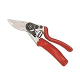 Tijera de Poda a Una Mano Pruning J468 - Ajuste Manual - Mango Ergonómico y Giratorio - Corte Bypass para Trabajos de Precisión - Tijera de Jardinería Fabricada en Aluminio Forjado - Altuna