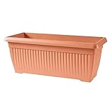 Maceta TERRA 30L., dimensiones (mm) 700x300x277, color Terracota