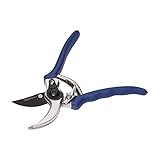 Amazon Basics - Tijeras de podar bypass de acero, Color Azul, 20,3 cm