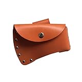 DONGKER Funda de hacha de cuero, cubierta de hacha para leñadores de trabajo al aire libre