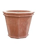 Biscottini Macetas Terracota Grandes 62x62x52 cm | Macetas Exterior Grandes | Macetas Barro Grandes | Maceta Grande