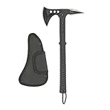 Tiendas LGP Albainox - 32399 - Hacha ALBAINOX Negra. Total: 39 cm - Herramienta para Caza, Pesca, Camping, Outdoor, Supervivencia y Bushcraft