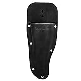 Housolution Funda para Tijeras de podar Herramientas de Jardín, 22x8.8x2.2 cm Bolsa Protectora de Herramienta de Cinturón con Hebilla Clip para Cuchillo y Tijera de Jardinería Poda de Cortar - Negro