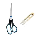 Cutiolly Tijeras de Costura,Tijeras de Modista,Tijeras de Acero Inoxidable,Tijeras,Tijeras de Poda,ijeras de Seguridad,Tijeras de Tela, para Cortar Tela,Ropa,Cuero,Materias Primas