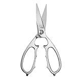 MITSUMOTO SAKARI 21 cm Tijeras Cocina Multiusos Profesionales, Tijeras de Acero Inoxidable de Alta Resistencia, Tijeras de Cocina Buenas Japonesas para Pollo, Vaca, Aves, Pescado, Carne