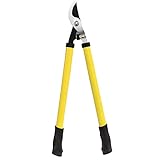 Cortador de Ramas Altas, Cortadora de árboles, Gatillo Telescópico de Acero, Tijeras de Jardinería, Tijeras de Podar, Tijeras de Ramas Altas para Arbustos, Corte de Ramas Gruesas con Facilidad, Asas D