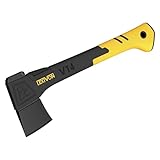 LEXIVON V14 Camping Hacha de 36 CM | Empuñadura TPR ergonómica, Mango Compuesto de Fibra de Vidrio Ligero | Funda Protectora de Transporte incluida [LX-V14]