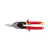 Milwaukee 48-22-4530 48224530 - Tijeras de metal para aviación de corte recto, color rojo