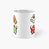 Taza de café y galletas – Stardew Valley Junimo Classic Taza con el mejor regalo divertida de 325 ml