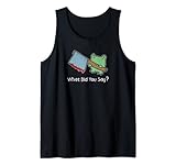 Kawaii Rana Con Cuchillo Hacha Rana enojada Halloween Frog Camiseta sin Mangas