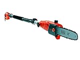 Black+Decker PS7525-QS - Motosierra telescópica (pértiga), 800 W, 25 cm de longitud de espada, 2,7 m de longitud, 11 m/s, velocidad de cadena de 11 m/s, cabezal giratorio, Color Negro / Naranja