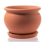 MACETA DE BARRO MEDIDAS 16 X 22 con TU Compra TE REGALAMOS EL Plato