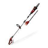 Einhell Herramienta multifunción de batería Power X Change GE-HC 18 Li T Solo - 200 W, 18 V, cortasetos y sierra eléctrica 2 en 1, espada Oregon, cargador y batería no incluidas
