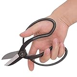 Tijeras de poda de alta dureza, tijeras de poda, resistencia al desgaste, tijeras bonsái, para bonsái, para recortar brotes de flores y hojas (cizalla de flujo antiguo)