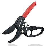 gonicc Tijera Recoletora de podar Yunque con Trinquete (GPPS-1011). Cómodo Sistema de Seguridad