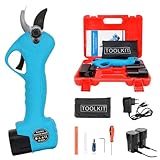 Eachbid Tijeras de Podar Electricas para Jardín Tijeras Podadora Inalámbricas Profesional Resistente Diámetro de 25mm 16,8V