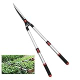Escarda Tijeras, Jardín Greening Hedge Shears, podar Tijeras, asa retráctil jardín de hierbas de césped Hedges arbustos, Muy tijeras de cobertura sin esfuerzo profesionales