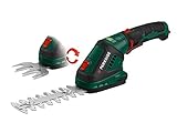 Parkside PGSA 4 - Tijeras para hierba y arbustos (con mango giratorio, cargador USB)