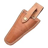 Funda de cuero para herramientas de podadora de jardín, bolsa de cinturón para alicates, tijeras de podar, tijeras de podar, tijeras o cuchillo de jardín funda de cuero