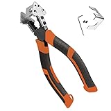 6 pulgadas Tijeras Ingletadoras, 90 grados Tijeras Angulares con Cuchillas SK2, Cortador de Goma Cabeza enForma de v para Puertas Sellado de Ventanas (forma de V)