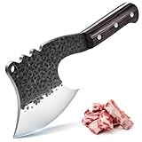 Golden Bird Cuchillo Japonés de Chef Cuchillo de Cocina Forjado a Mano de Alto Carbono con Mango de Madera para Cocina, Barbacoa al Aire Libre, Restaurante