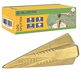 BLOSTM Astilladora de Troncos - Rajadora de Leña Tratada Térmicamente de 1,8 kg Forjada y Resistente - Utilizado Para Troncos Pequeños a Grandes