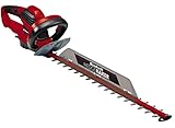 Einhell Cortasetos eléctrico GE-EH 7067 (700 W, 670 mm de longitud de corte, 30 mm de distancia entre dientes, recogedor de recortes, descarga de cables)