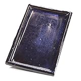 PLATO PARA MACETA BONSAI 5 AÑOS - 14,4x9,5x2cm - Plato de Gres Rectangular Bonsai