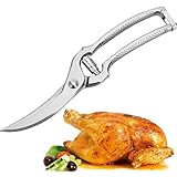 Westmark Tijeras para aves, Mecanismo de resorte, Longitud de la hoja de corte: 7 cm, Acero inoxidable, Pulido, Classic, Plateado, 13712260