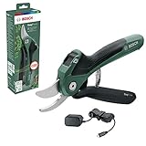 Bosch EasyPrune - Tijeras de podar inalámbricas (batería integrada de 3,6 V, 450 cortes/carga de batería, en embalaje de cartón)