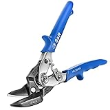 S&R Tijeras Cortachapas 260 mm - Tijera Pladur Corte a la Izquierda para cortar Metal - Tijeras de Hojalatero Profesionales