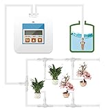 Kit De Sistema De Riego para Jardinería, Dispositivo De Riego Automático, Riego por Goteo De Temporización Inteligente para Interiores De Jardín