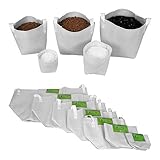 Bolsa / Maceta / Contenedor Geotextil para el Cultivo de Texpot - Blanco (50L)