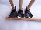 Juego de 3 cuencos de utensilios para tallar la madera, con pala pequeña, grande y recta, hacha curva