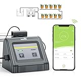 RAINPOINT Sistema de riego automático WiFi para plantas de interior, kit de riego por goteo de bricolaje Control remoto del modo de riego automático/manual/retardado mediante aplicación