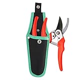Fundas para tijeras de jardinería, funda de cinturón para herramientas, portátil funda para tijeras de podar con cerradura para jardineros, funda protectora de tela para herramientas