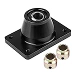 KSTE Cambio rápido de aleación de aluminio Compatible with la palanca de cambios corta Peugeot 106 Citroen Saxo Hacha Negro