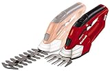 Einhell Expert GE-CG 7.2 Li - Tijera de podar (13 cm, 8 mm, ión de Litio, 7,2V, 2 h), Color Rojo y Negro