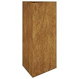 vidaXL Jardinera de Acero corten 40x34,5x75 cm