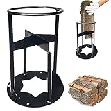 Divisor de Troncos Kindle Quick,Divisor de madera manual,Partidor para Encender Leña,Partidor de Leña de Metal,Cortador de Tronco,Cortador de Leña portátil,Cortadoras de Troncos