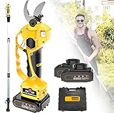 cTijeras Podar Inalámbricas, Tijeras Podar Eléctricas Jardín Tijeras, Podar Telescópicas, Diámetro Corte 40mm Con 2 Baterías Litio Recargables, Tijeras Podar Para Huerto,220v-190cmextensionrod