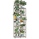 Estanteria Para Plantas Exterior Interior,11 Macetas 170cm Alto Soporte Para Plantas Madera, Estanterias De Puesto De Flores Múltiples Para Macetas Sostenedor Plantador Maceteros Jardin Balcón