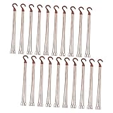 TOPBATHY 30 Piezas Gancho Para Maceta Ganchos De Plástico Para Colgar Windchime Hanger Ganchos Blancos Para Colgar Macetas De Plástico Perchas Gancho Para Maceta Colgador Maceta Para(Color aleatorio)